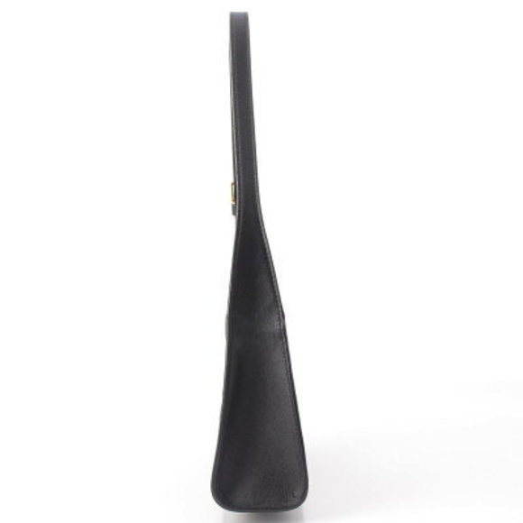 Celine Cuille Triomphe Smooth Calfskin One Shoulder Bag Black - Picture 3 of 10